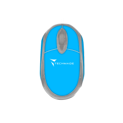 TECHMADE Optical USB Mouse Blue